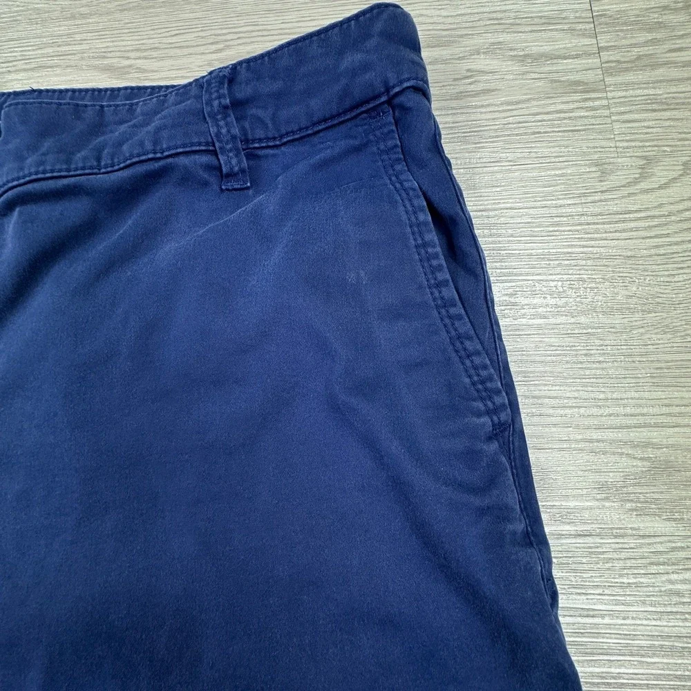 Tommy Bahama Women's Boracay Chino Shorts Island Navy 12 Cotton Stretch Pocket